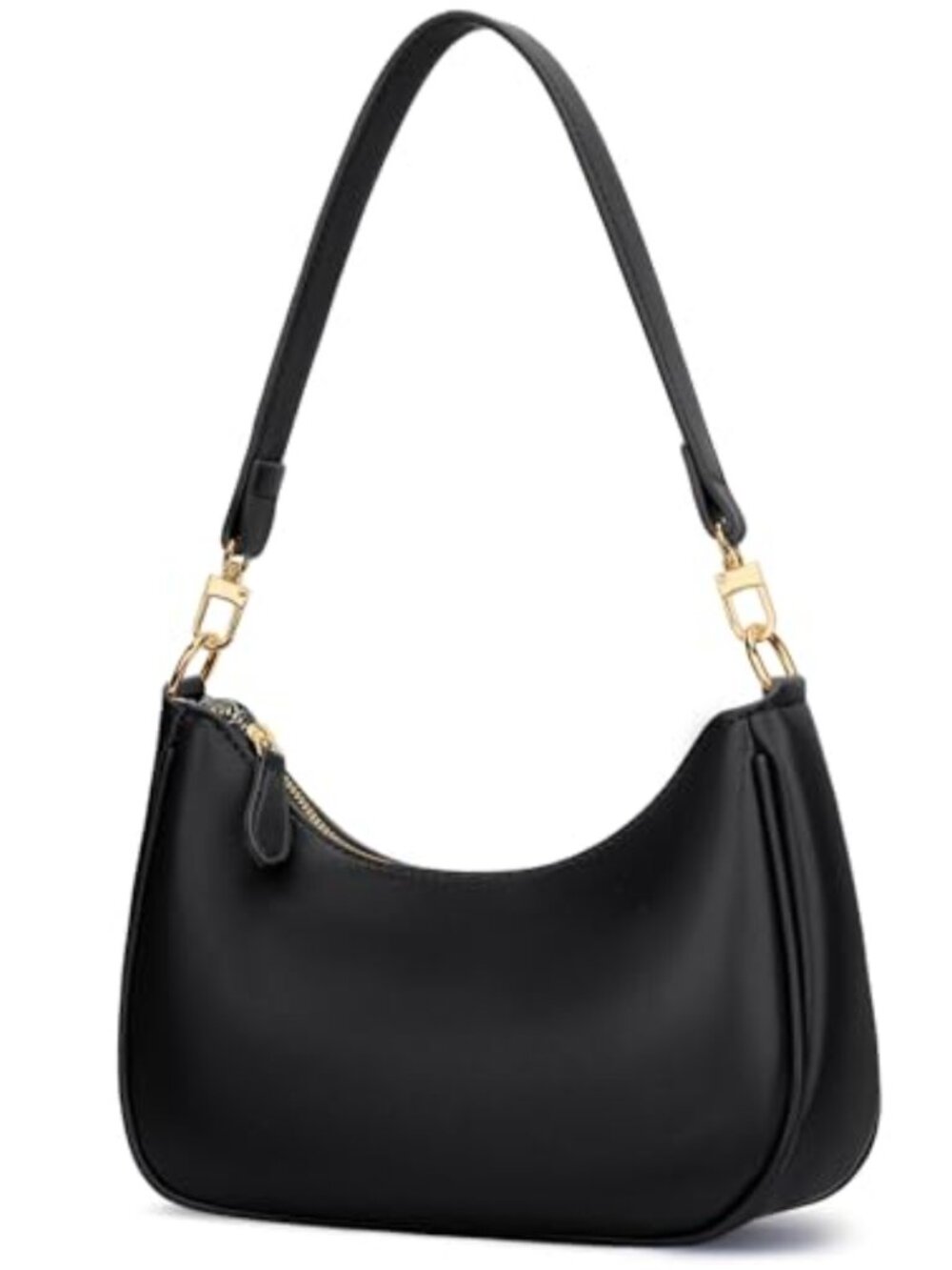 PU Leather Hobo Shoulder Bag with Chain Strap
